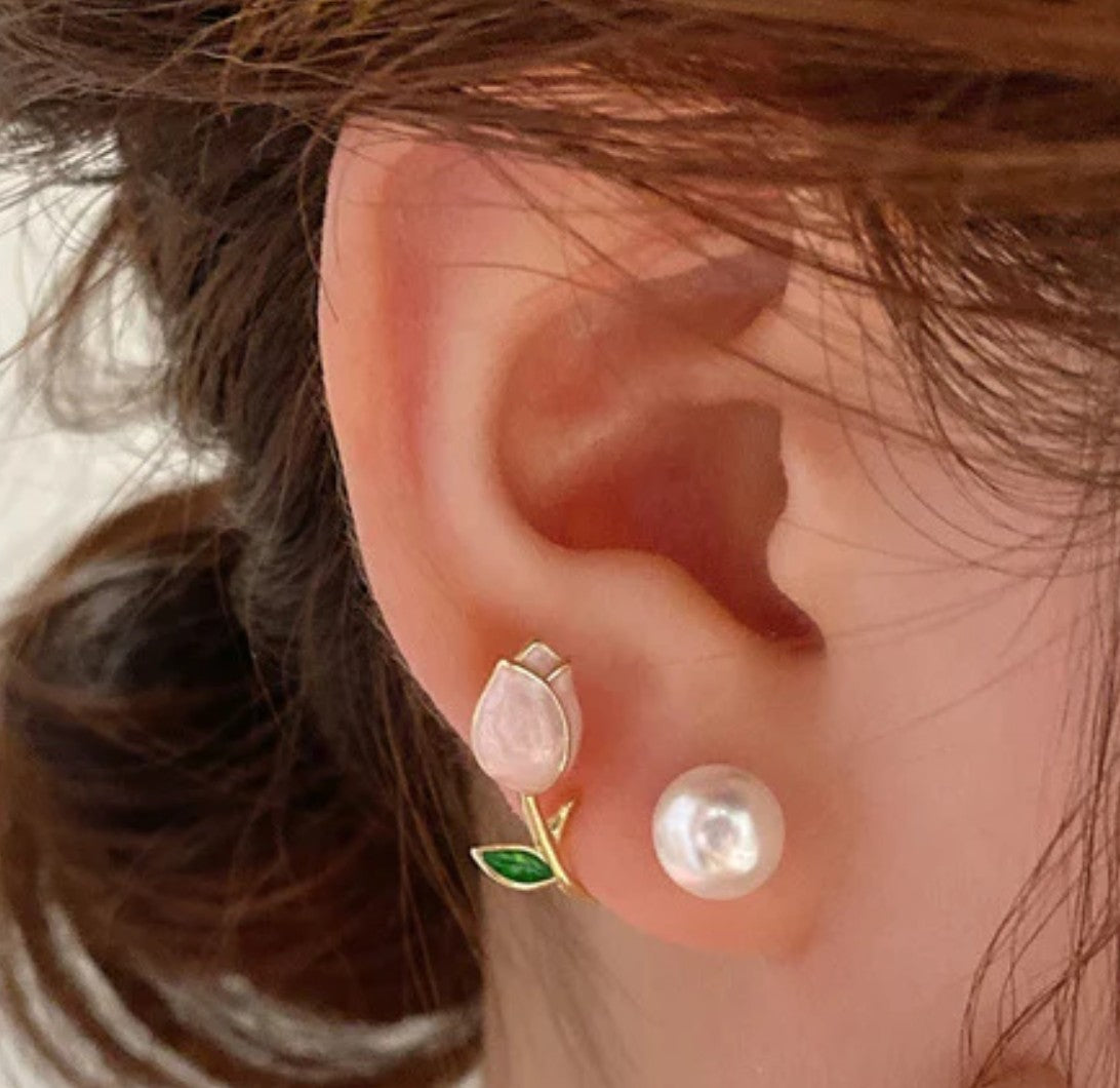 Korean Tulip Earring