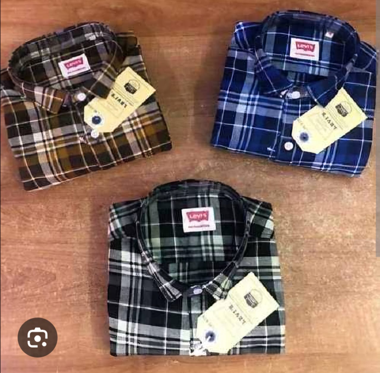 Levis - Men's  Check Shirts in Pack of 3