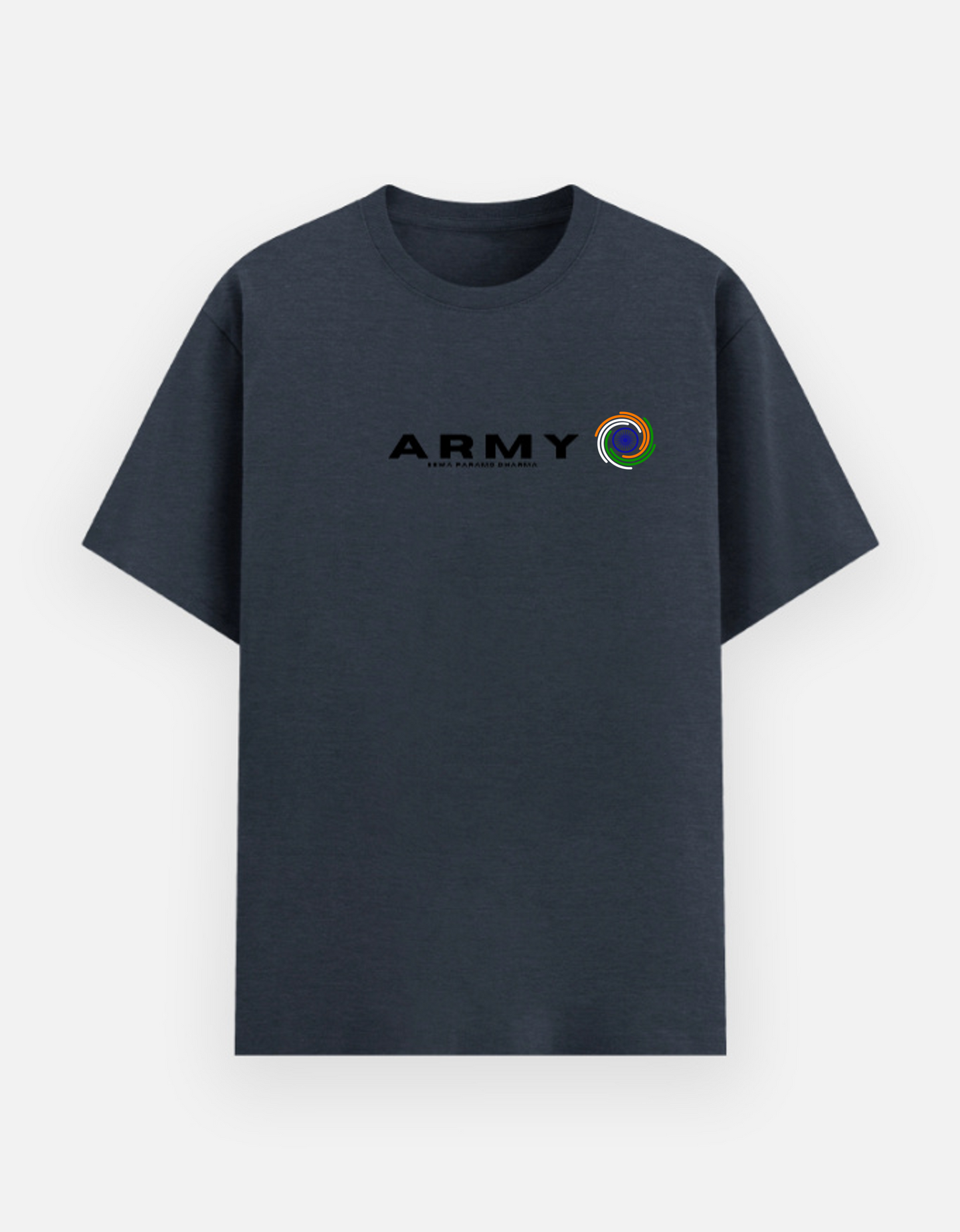 Indian Army Tribute Graphic T-Shirt 180 GSM— Bold Military Print, 100% Cotton