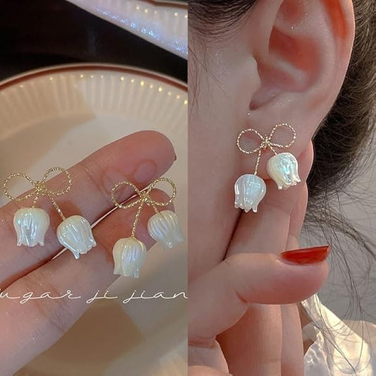 Bow Tulip Earring