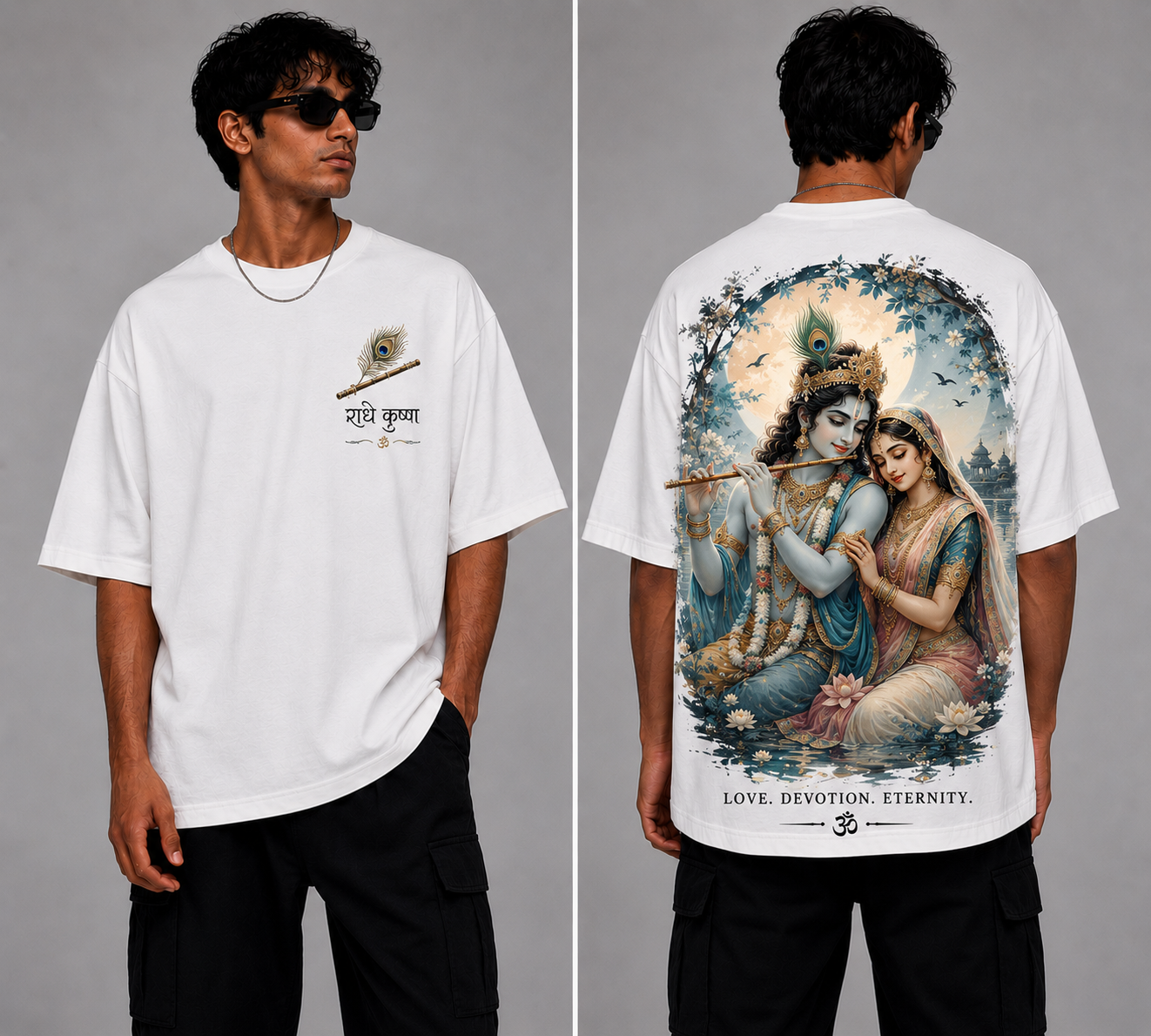 Radha Krishna I Unisex Oversized Standard T-Shirt