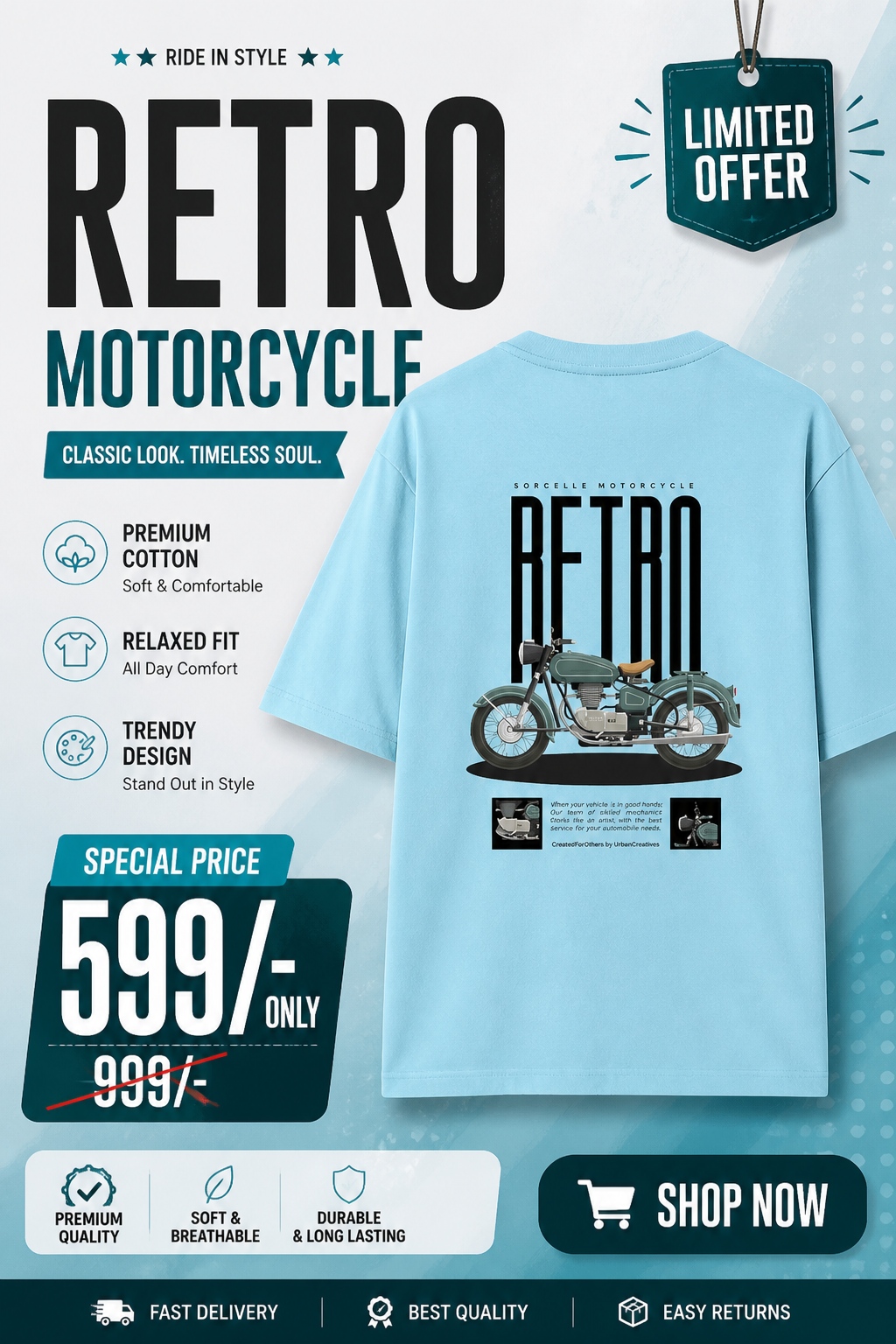 Retro Man l Unisex Oversized Classic T-Shirt