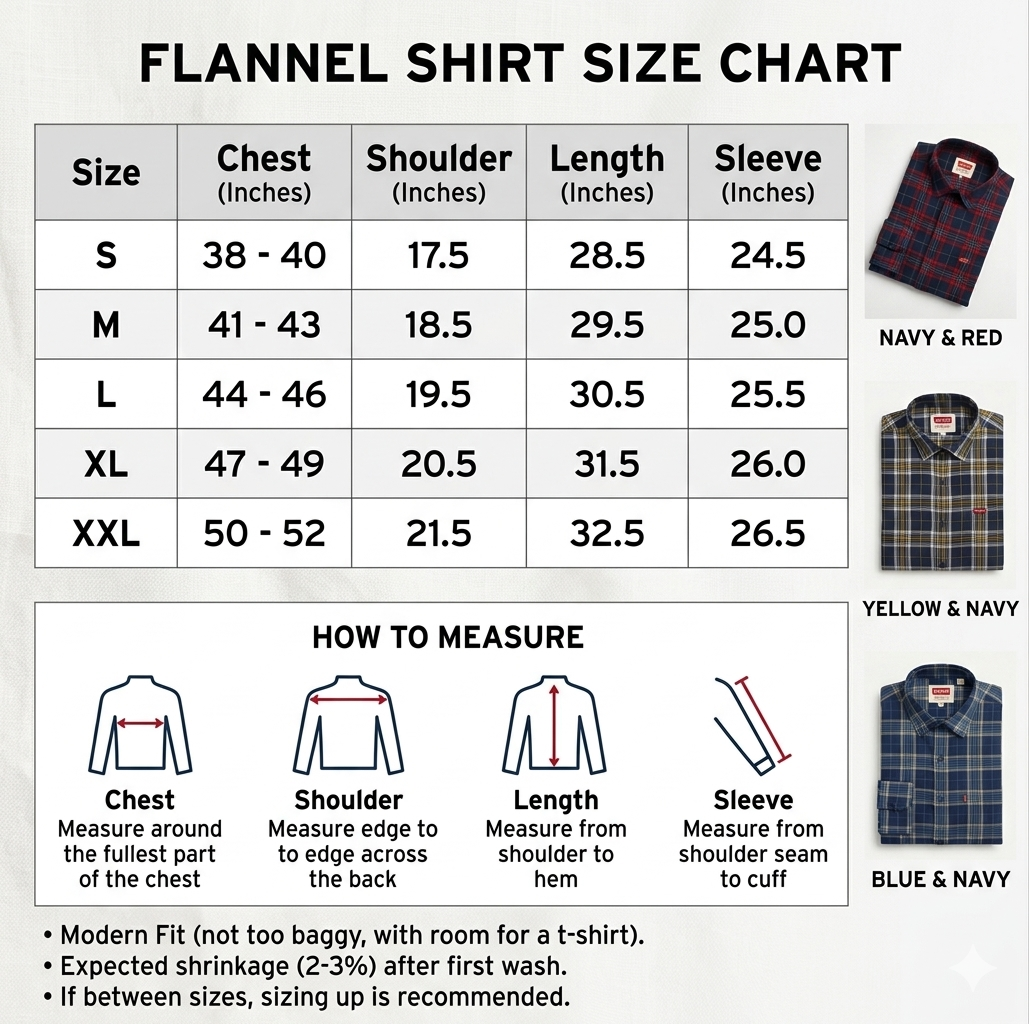 Levis Mens Checkered Shirts in Pack of 3 I COD Available