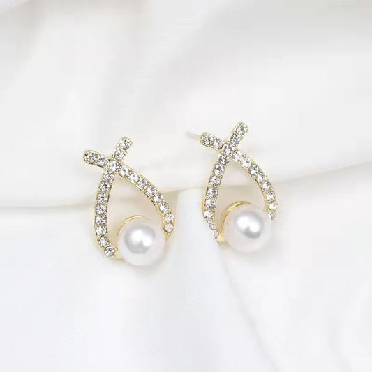 High-end Cross Fashion Earrings