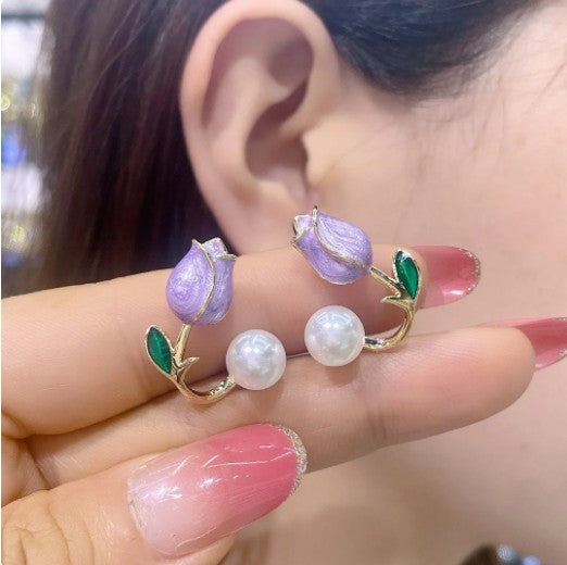 Korean Tulip Earring
