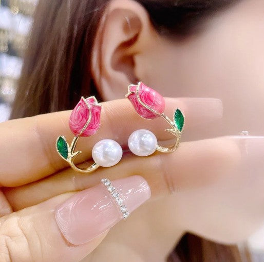 Korean Tulip Earring